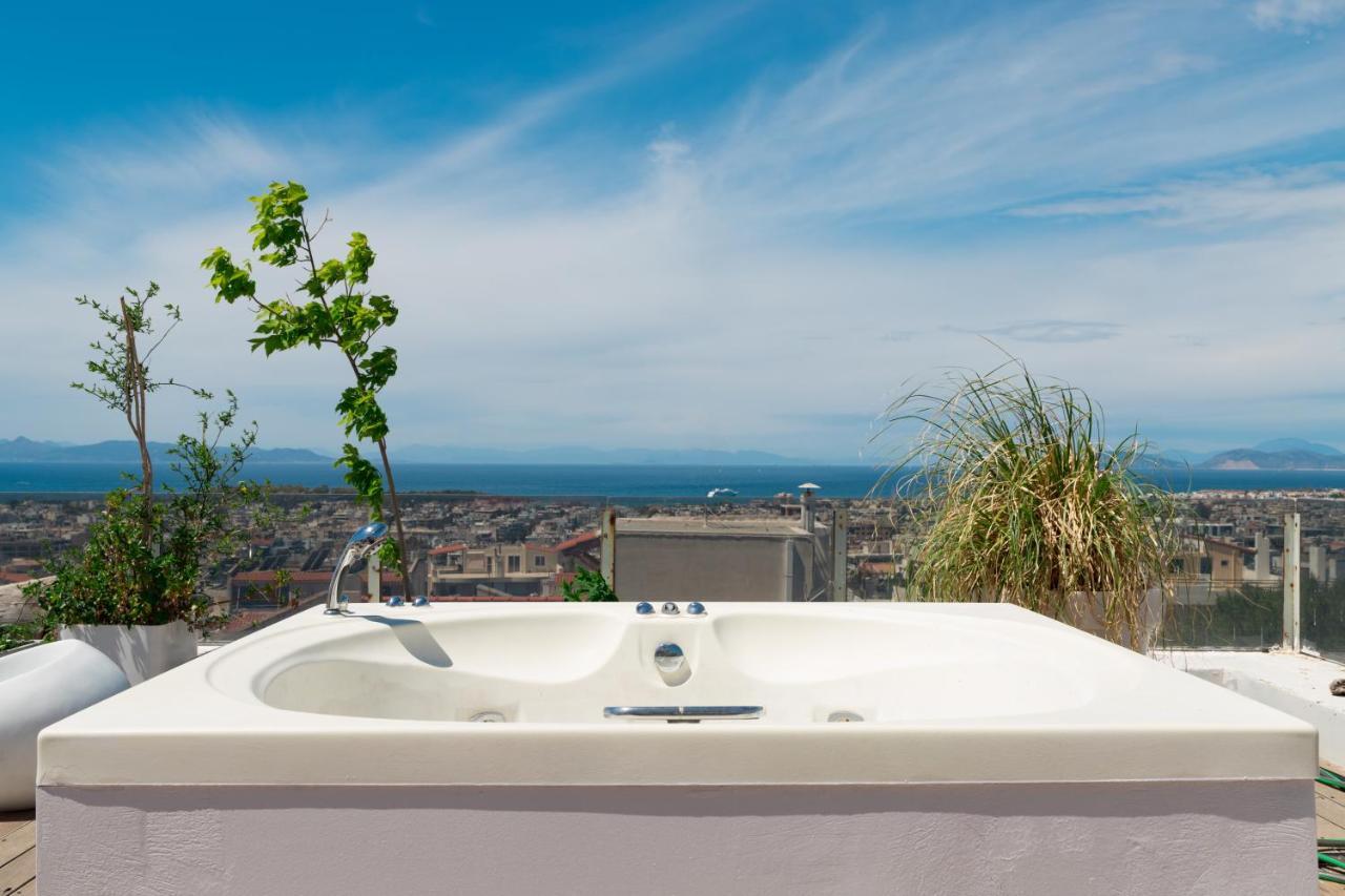Dreamy Aegean View Apartment Athena Bagian luar foto