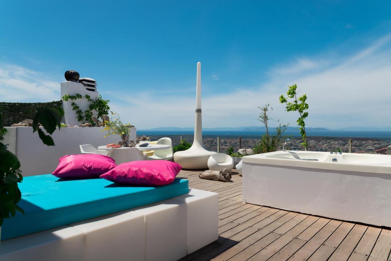 Dreamy Aegean View Apartment Athena Bagian luar foto